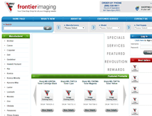 Tablet Screenshot of frontierimaging.com